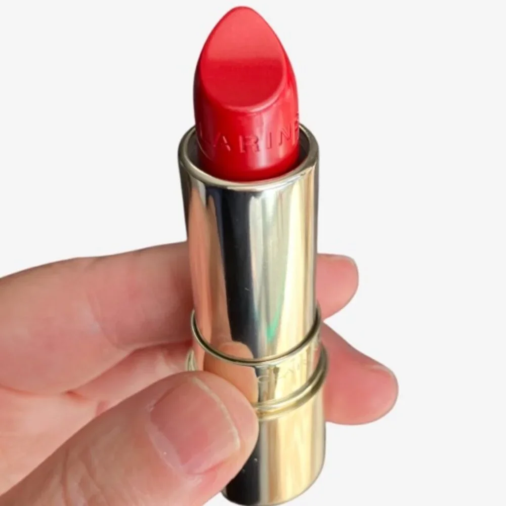 CLARINS Joli Rouge Lipstick 754 DEEP RED - Flawed box